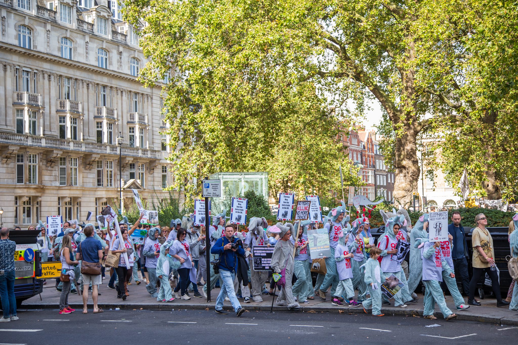 "London March for Elephant and Rhino Sept 2016 - Marinovich Photography"