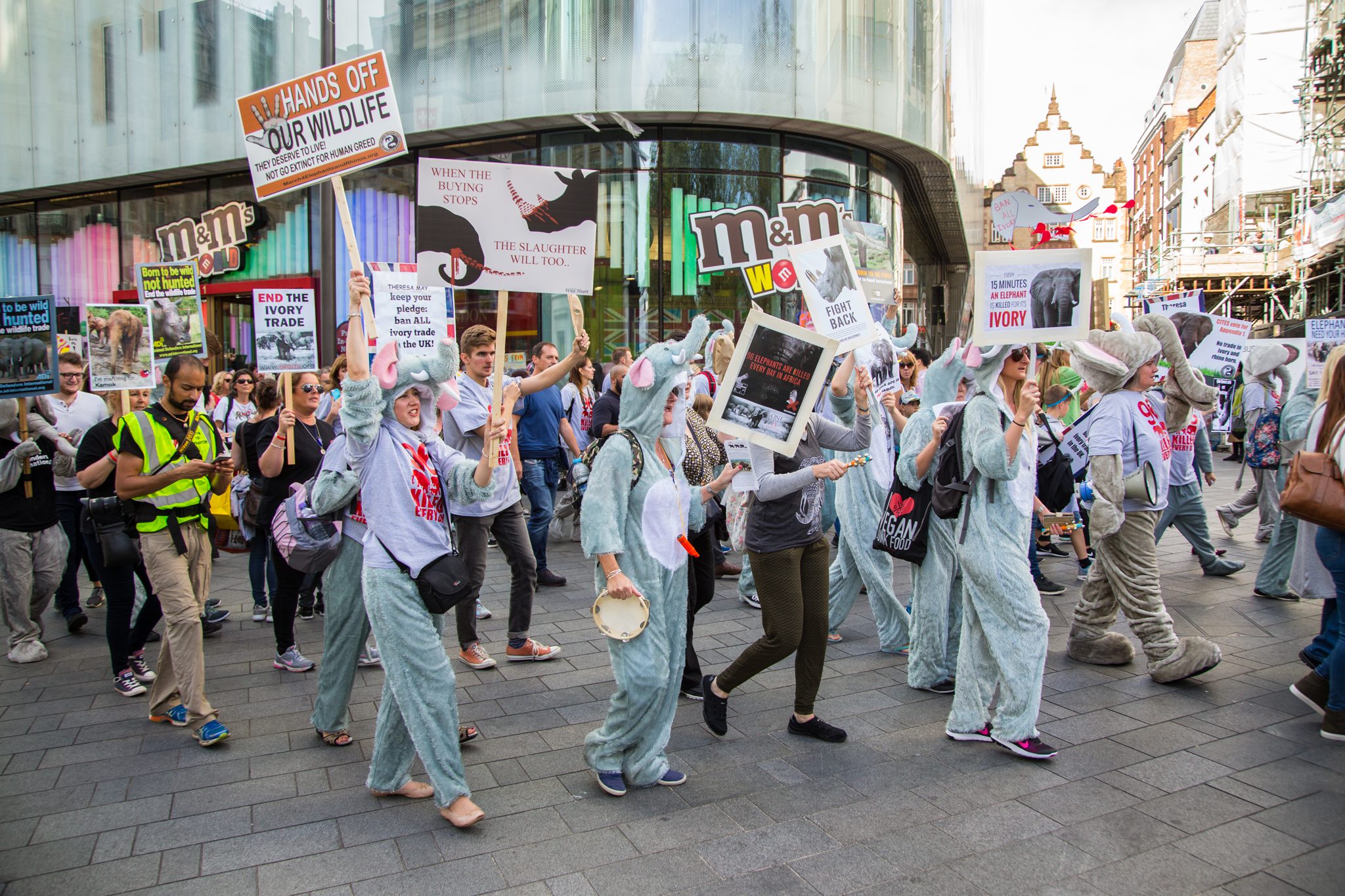"London March for Elephants and Rhino - Marinovich Photography"