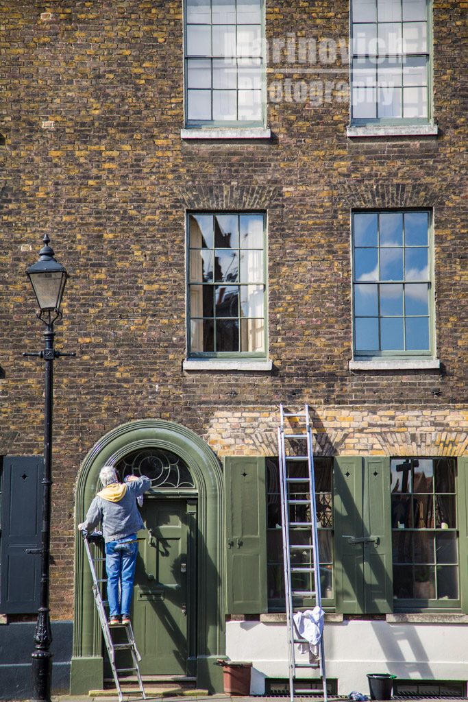 “Window cleaner in Spitalfields - Street Photography from Marinovich Photography"