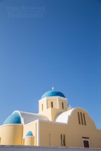 "Santorini churches by Wayne Marinovich Photography"