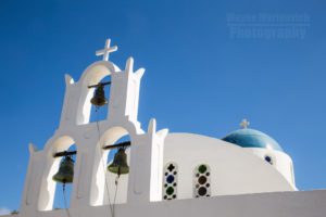 "Santorini churches by Wayne Marinovich Photography"