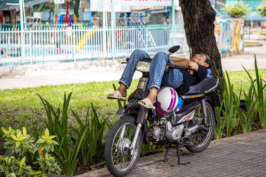 “sleeping in Ho chi Minh Vietnam - Wayne Marinovich Photography”