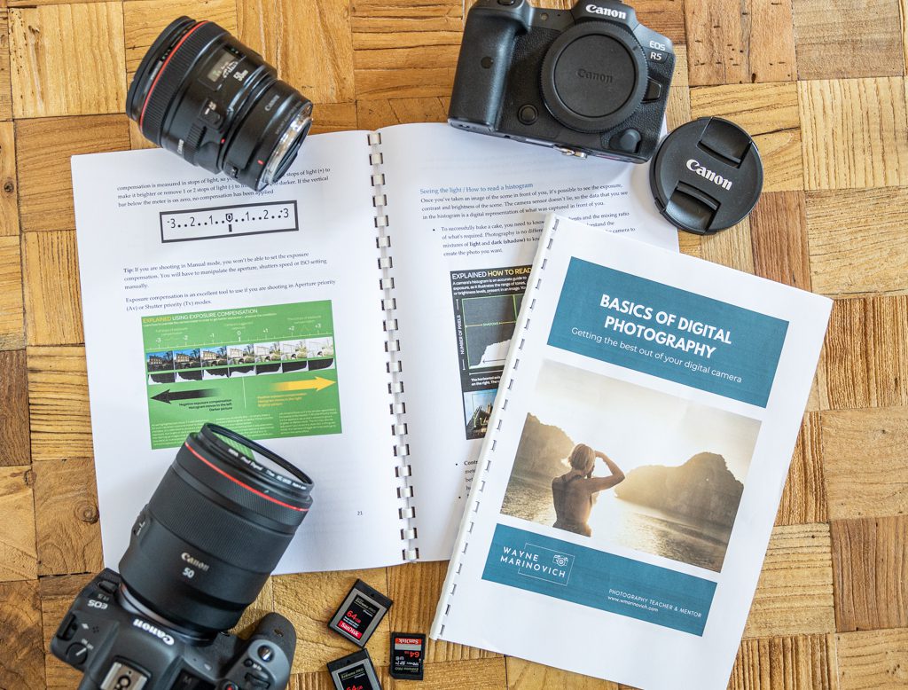 "Basics of digital photography course guide - Wayne Marinovich Photography"