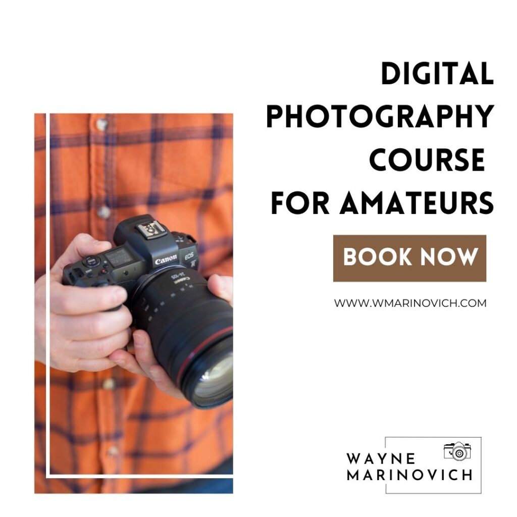 "Digital photography course for amateurs - Wayne Marinovich Photography"